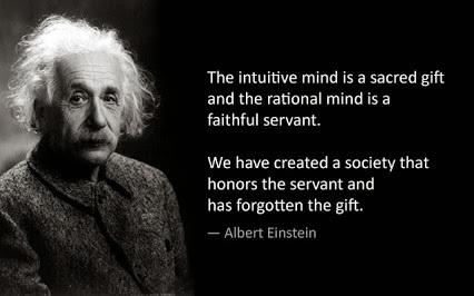 The rational mind - marvelous servant but terrible master.